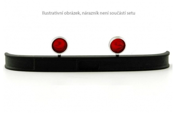 Комплект дополнительных фонарей, красное стекло