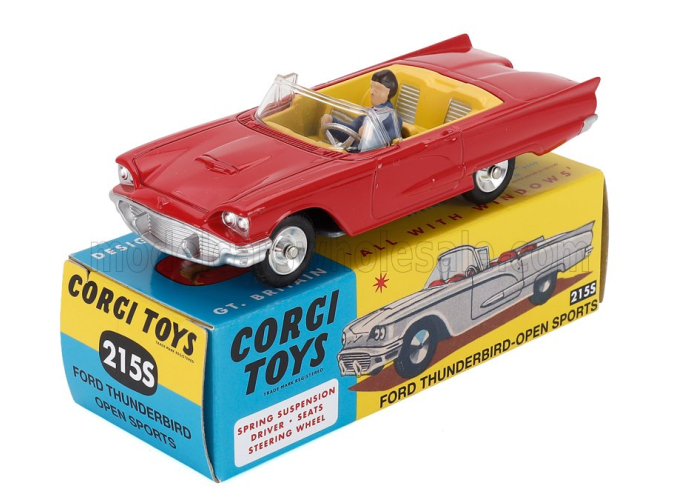 FORD Thunderbird Cabriolet Open (1962), red / yellow