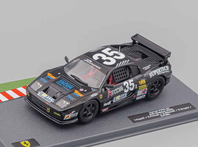 FERRARI F355 3.5l V8 Team Scapini Motorsport №35 24h Daytona 2000 Ivan Capelli - Pierangelo Masselli - Franco Scapini - Erich Prinoth, Black