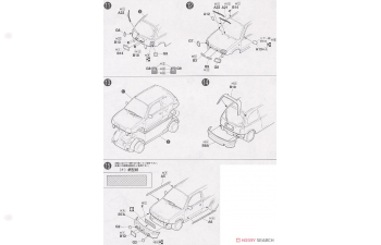 Сборная модель Nissan March AK11