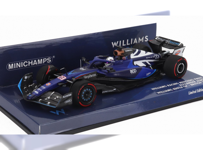 WILLIAMS F1 Fw45 Team Williams Racing №23 (800th Gp) British Gp (2023) Alexander Albon, Blue