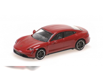 PORSCHE Taycan Turbo S (2019), Red / black