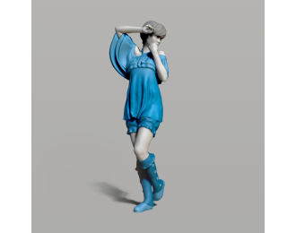 Фигура Девушка в пижаме, окрашенная