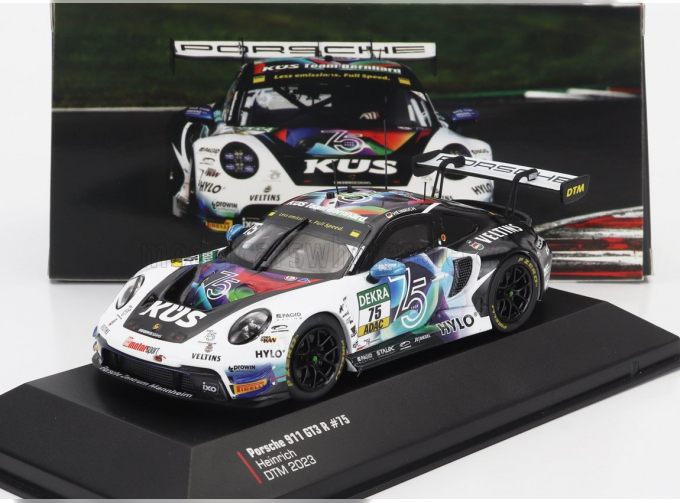 PORSCHE 911 992 Gt3 R Team Kus Bernhard №75 Dtm Season (2023) Laurin Heinrich, White Black