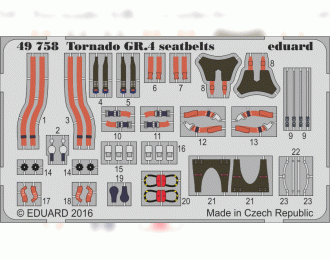 Фототравление для Tornado GR.4 seatbelts