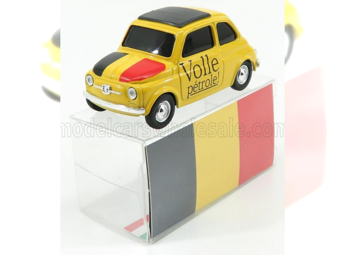 FIAT 500 Brums Belgio - Volle Petrole ! 2018, Yellow