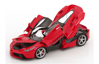 FERRARI Laferrari (2013) - Silver Rims, Rosso Corsa 322 - Red