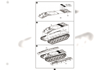 Сборная модель Soviet танк Т-80 Main Battle Tank 1970s-1990s N in 1