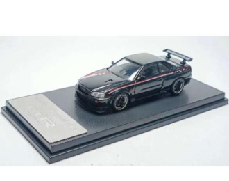 NISSAN Skyline R34 V-Spec, black/red/white