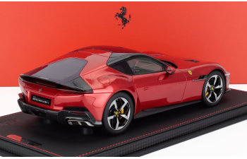 FERRARI 12cilindri V12 830cv Panoramic Roof (2024) - Con Vetrina - With Showcase, Rosso Imola - Red Met