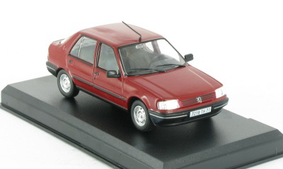PEUGEOT 309 1988, серия Auto Plus La Collection 54, темно-красный