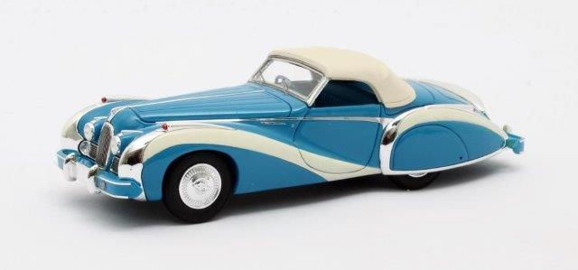 TALBOT-LAGO T26 GS Cabriolet Saoutchik #110110 (закрытый) 1948 Blue
