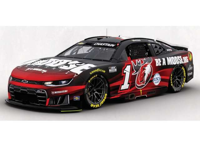 CHEVROLET #1 Ross Chastain *Moose Fraternity*, black/red 2026
