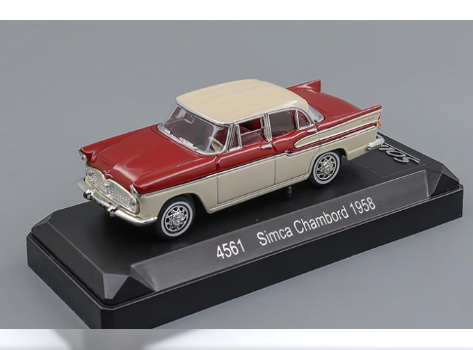 SIMCA Chambord (1958), cream/red