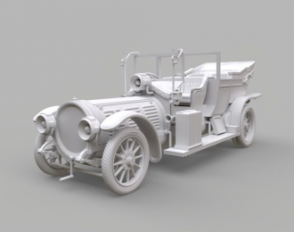 Delaunay-Belleville 70 Rothschild, Ландоле 1908 (сложенный тент)