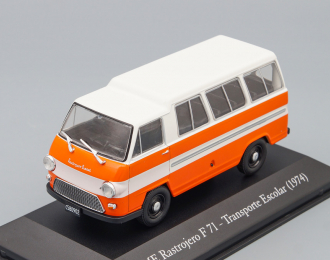 IME Rastrojero F71 Transporte Escolar (1974), orange / white
