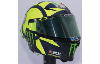 MINI HELMET AGV Helmet Valentino Rossi MotoGP (2020), yellow/black