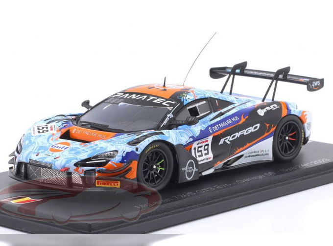 McLAREN 720S GT3 Evo "Gulf" 24h Spa Marvin Kirchhöfer, Benjamin Goethe, Nicolai Kjaergaard (2023)