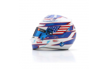 BELL HELMET Casco Helmet F1 Logan Sargeant Team Williams Racing №2 Season (2024), White Blue Red