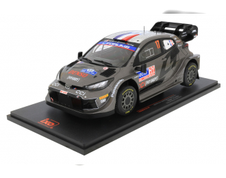 TOYOTA Yaris Gr Rally1 Team Toyota Gazoo Racing Wrt №17 Winner Rally Finland (2024) Sebastien Ogier - Vincent Landais, Grey