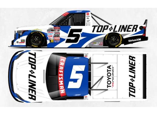 Toyota #5 Adam Andretti *Top Liner*, white/blue 2026