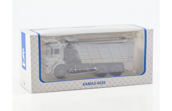 Камский грузовик 6520 самосвал, серый