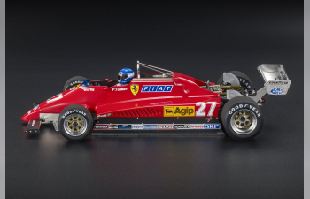 FERRARI F1 126c2 (late Version) №27 2nd Monza Italy Gp (with Pilot Figure) (1982) Patrick Tambay, Red