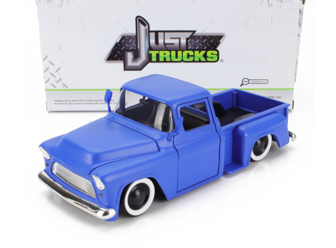 CHEVROLET Pick-up Stepside Custom (1955), Matt Blue