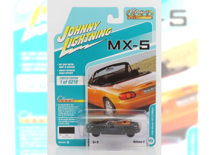 MAZDA Mx-5 Cabriolet Open (1999), black