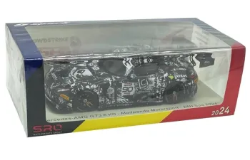 MERCEDES-BENZ Amg Gt3 Evo 6.2l V8 Team Madpanda Motorsport №90 24h Spa (2024) Ezequiel Perez Companc - Alain Valente - Patrick Assenheimer - Karol Basz, Black White