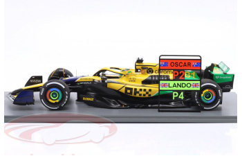 McLAREN MCL38 #81 2nd Monaco GP Formula 1 Oscar Piastri (2024)