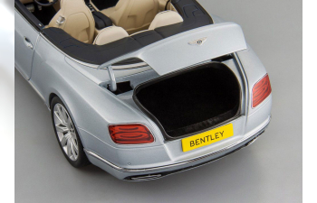 Bentley Continental GT Convertible 2016 (silver frost)