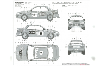 Сборная модель Subaru Impreza “(1996) Rally New Zealand” (Limited Edition)