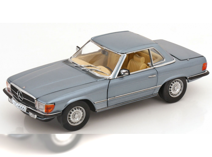 MERCEDES-BENZ 350 SL R107 Hardtop (1977), light blue-metallic