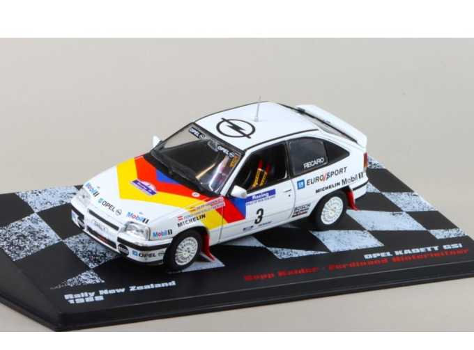 OPEL Kadet GSI №3 Rallye New Zealand S.Haider F.Hinterleitner (1988)