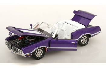 OLDSMOBILE 442 W-30 (1970), purple-metallic white