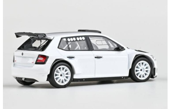 SKODA Fabia III FL Rally2 Evo (2019), white
