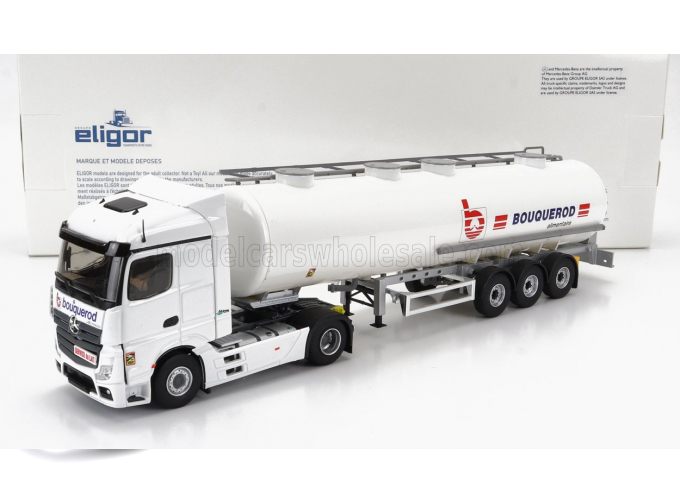 MERCEDES-BENZ Actros 5 Tanker Truck Bouquerod Transports (2020), White