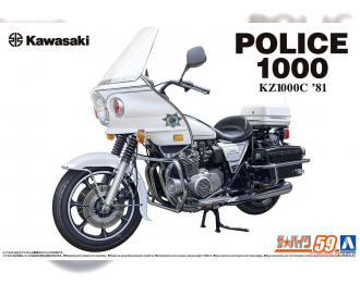 Сборная модель Kawasaki KZ1000C POLICE1000 '81