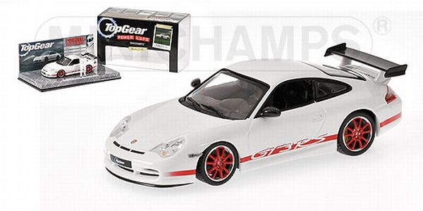 PORSCHE 911 GT3 RS - WHITE (WITH RED STRIPE) - ´TOP GEAR´ L.E. 2009 pcs.