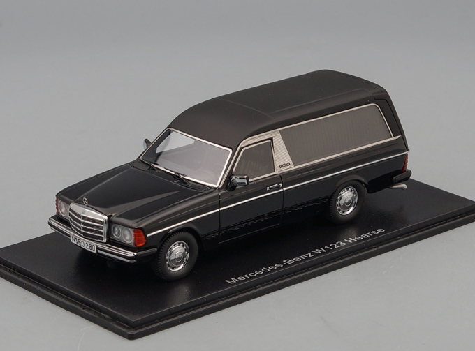 MERCEDES-BENZ W123 Hearse (1978), black