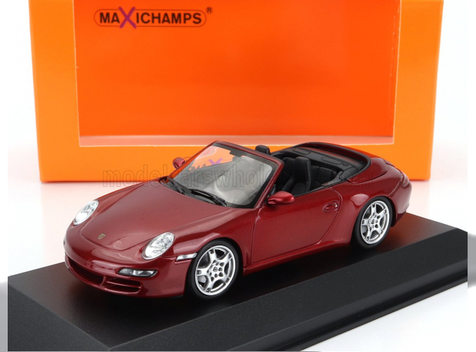 PORSCHE 911 997 Carrera S Cabriolet (2005), Red Met