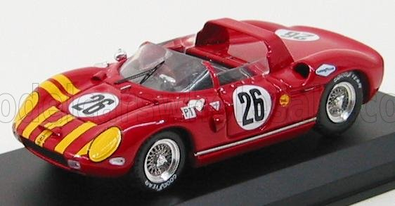 FERRARI 330p №26 Sebring (1965) Grossman - Hudson, red