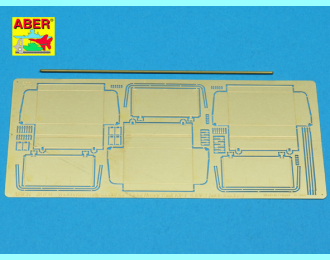 Фототравление Soviet Heavy Tank Kv-1or Kv-2 early with wide fenders Vol.2 - Tool boxes early type