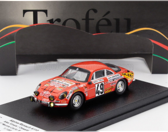 RENAULT Alpine A110 Coupe №49 Rally Montecarlo (1973) Alex Vineis - Oswald Peri, Red