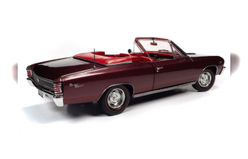 CHEVROLET Chevelle SS 396 Convertible 1967 (MCACN), Madiera Maroon (бордовый)