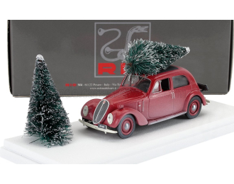 FIAT 1500 (1940) - Christmas Edition (2025) - Con Babbo Natale - With Santa Claus Figure, Red