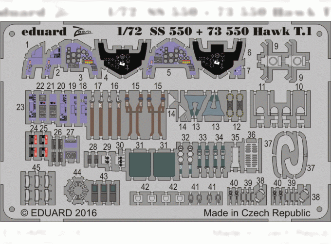 Фототравление для Hawk T.1