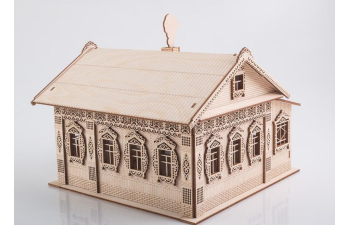 Сборная модель Сельский дом (клей в комплекте)
