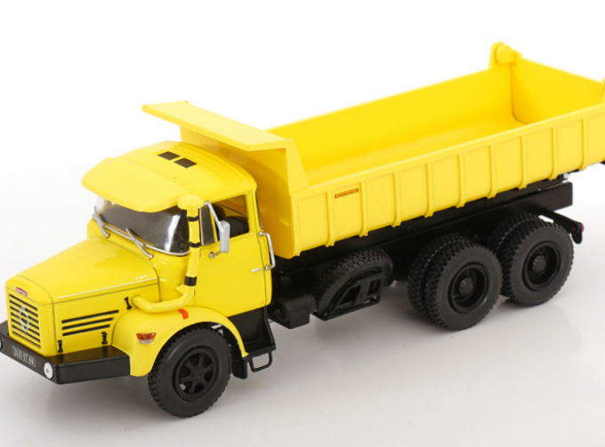BERLIET Gbh 12 6x4 Truck Cassone Ribaltabile 2-assi (1967) - Movimento Terra, Yellow Black